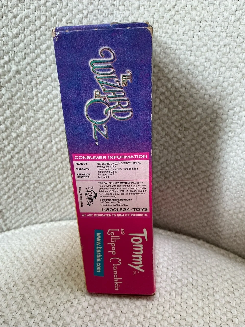 MATTEL Tommy as Lollipop Munchkin | Vintage 1999